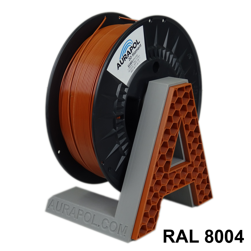 26655f94349405-petg-brown-ral8004.png AURAPOL PET-G Filament Copper brown 1 kg 1,75 mm - obrazek 1