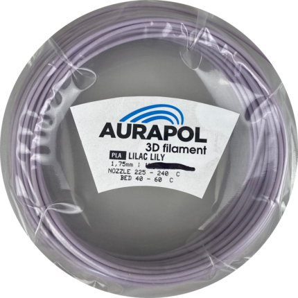 AURAPOL Próbka PLA 3D Lilac Lily 1,75 mm