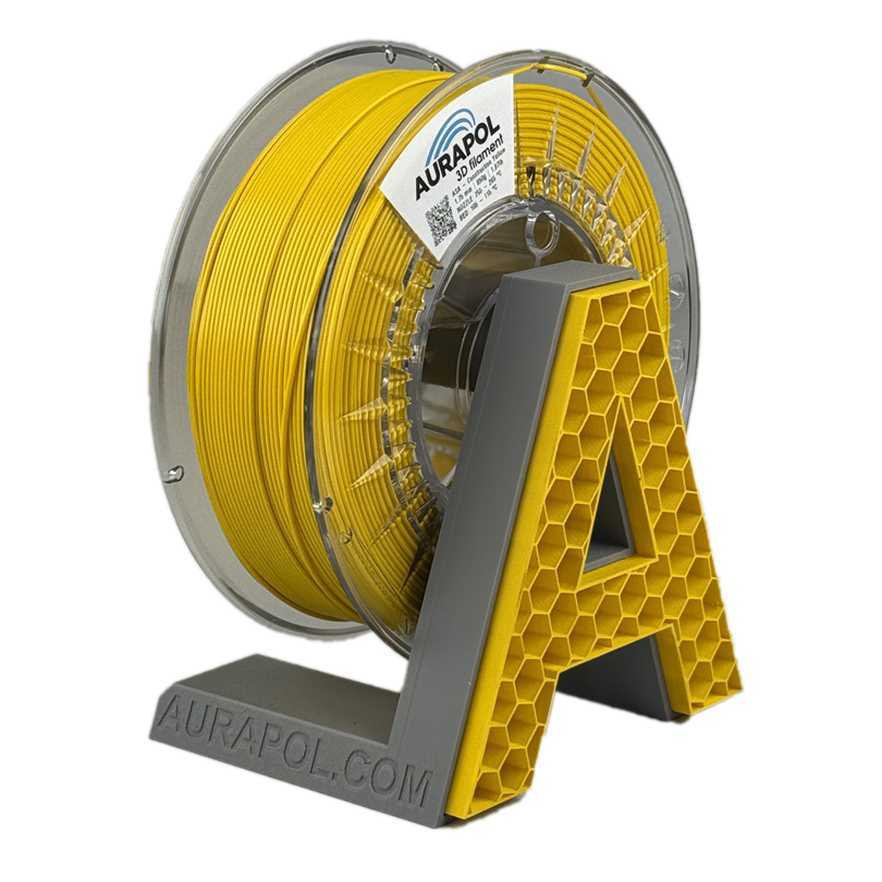 70cde437a98c274bc1512dab03366af6.png AURAPOL ASA 3D Filament Construction Yellow 850g 1,75 mm - obrazek 1
