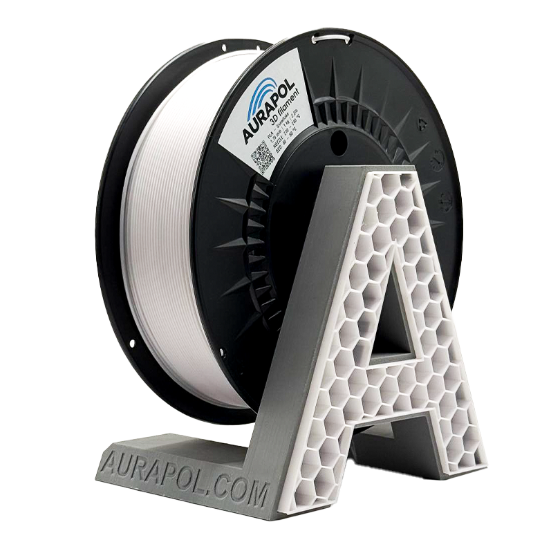 a23b439647b2496ccc63c8c9106da4e6.png AURAPOL PLA 3D Filament Snowflake 1 kg 1,75 mm - obrazek 1