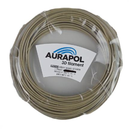 AURAPOL Próbka PET-G 3D Filament Sand Storm 1,75 mm