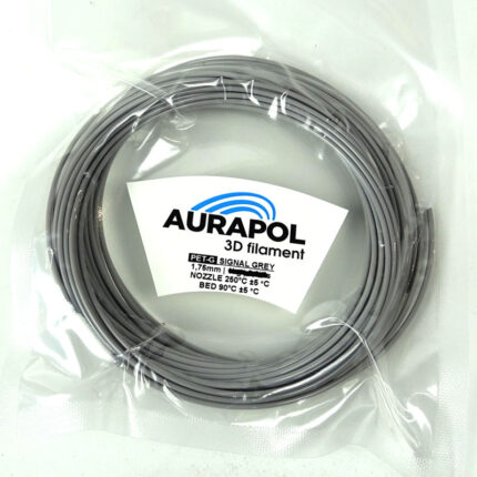 AURAPOL Próbka PET-G 3D Filament Signal Grey 1,75 mm