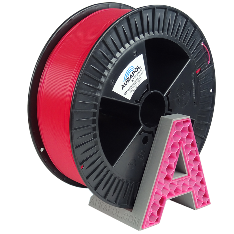 l6312093905e96-pla-raspberry-2-5kg.png AURAPOL PLA 3D Filament Raspberry 2,5 kg 1,75 mm - obrazek 1