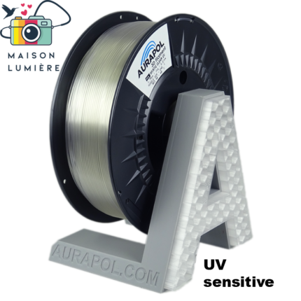 AURAPOL PLA 3D Filament MYSTIC CLEAR UV 1 kg 1,75 mm