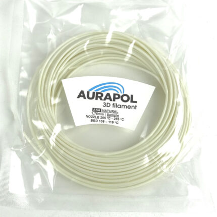 AURAPOL Próbka ASA 3D Filament Natural 1,75 mm