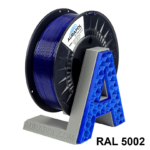 AURAPOL PET-G Filament Ultramarine Blue Transparent 1 kg 1,75 mm