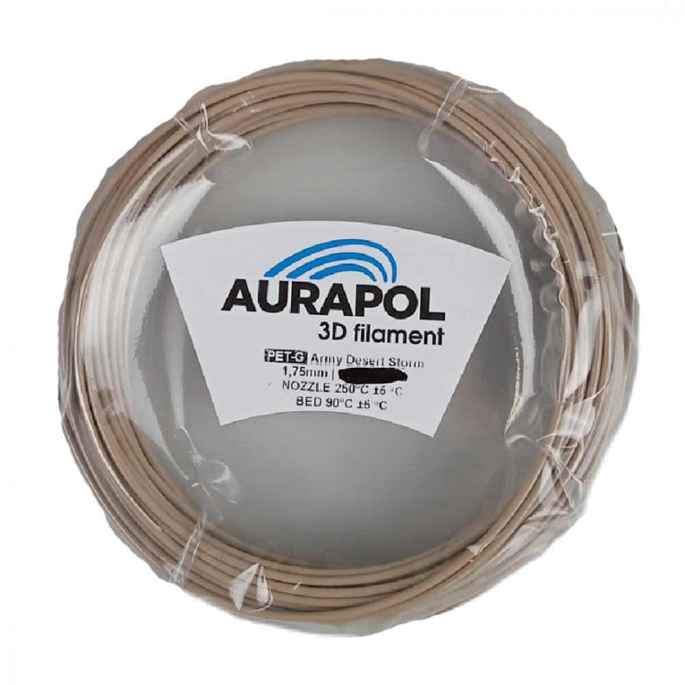 z652ba92e38d3e-petg-army-desert-storm.png AURAPOL Próbka PET-G 3D Filament Desert Storm 1,75 mm - obrazek 1