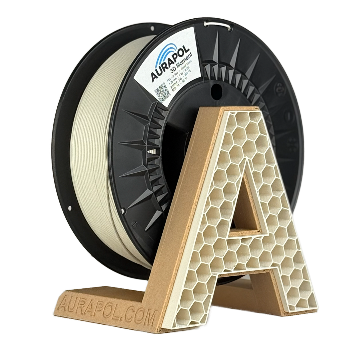 3484c5a72399347f7408f91eef12d20f.png AURAPOL PET-G Recycled Filament Cloud Stone 1 kg 1,75 mm|OUTLET - obrazek 1