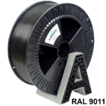 AURAPOL PET-G Filament Graphite Black 2,5 kg 1,75 mm